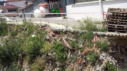 Kastamonu'da öğrencilerin kullandığı yol tehlike saçıyor