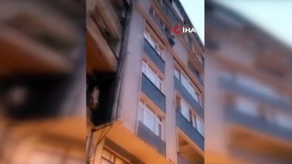 Çamaşır asarken epilepsi nöbetine yakalandı