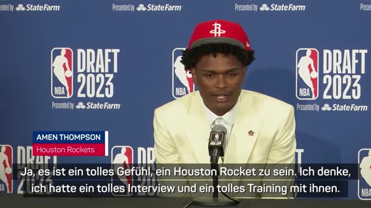 Thompson: 'Tolles Gefühl ein Houston Rocket zu sein'
