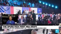 French basketball star Victor Wembanyama drafted number 1 by San Antonio spurs