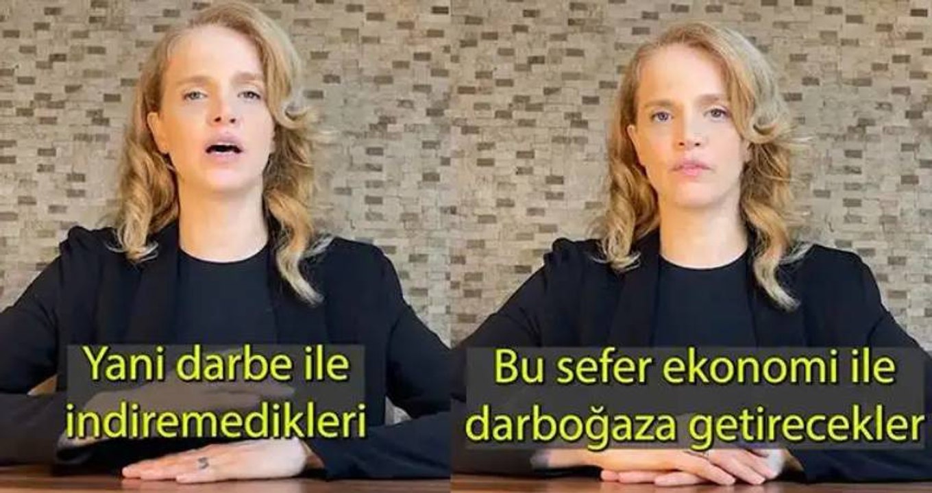 Tuğçe Kazaz: Erdoğan'ı ekonomiyle darboğaza sokacaklar