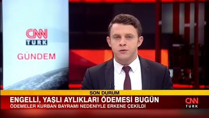 Yaşlı ve engelli aylıkları bugün hesaplara yatıyor