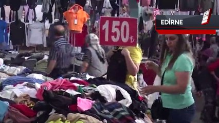 Edirne'ye gelen Bulgarlar fiyatlardan şikayetçi