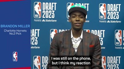 No.2 pick Miller says going to the Hornets is 'the absolute best'