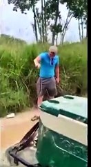 Jovem é picado após tentar dominar cobra bebendo cerveja; veja