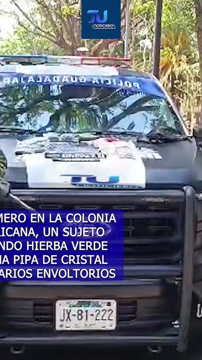 Dos narcomenudistas fueron detenidos gracias a un operativo conjunto de la Secretaría de la Defensa Nacional (SEDENA) y la Policía de Guadalajara   #TuNotiReel