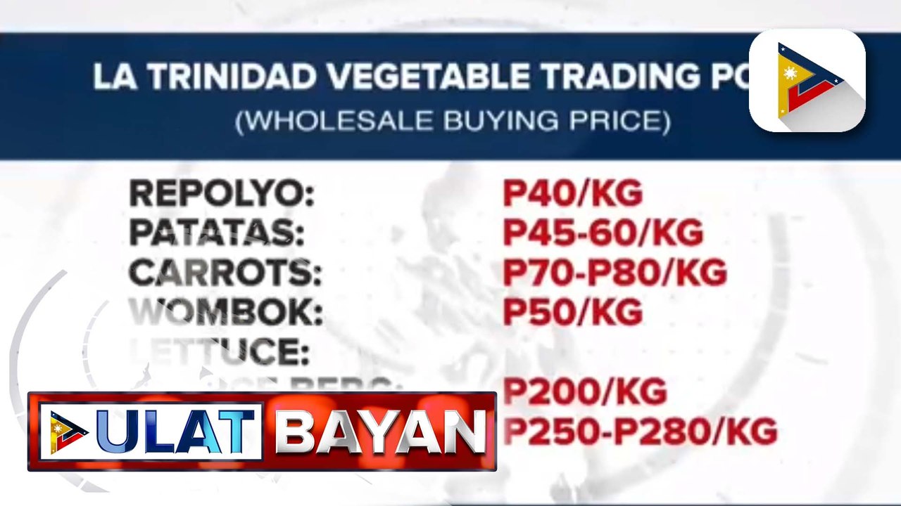 Supply ng gulay na galing sa Cordillera Region, nabawasan pero nananatiling sapat