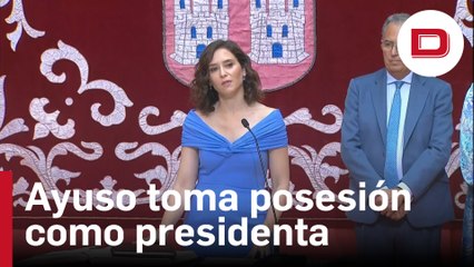 Isabel Díaz Ayuso presta juramento como presidenta de la Comunidad de Madrid