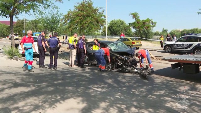 Una persecución en Madrid termina en accidente mortal: un fallecido y tres detenidos