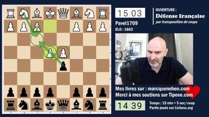 « Roulé sous les aisselles » | Partie d'échecs pédagogique | Défense française