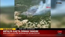 Antalya Kaş'ta orman yangını çıktı