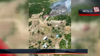 Antalya Kaş'ta orman yangını çıktı