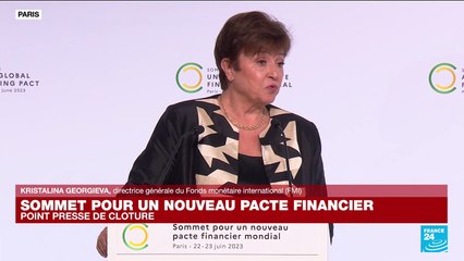 REPLAY - Point presse de clôture du Sommet pour un nouveau pacte financier mondial pour le climat