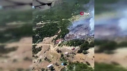 Kaş'ta orman yangını