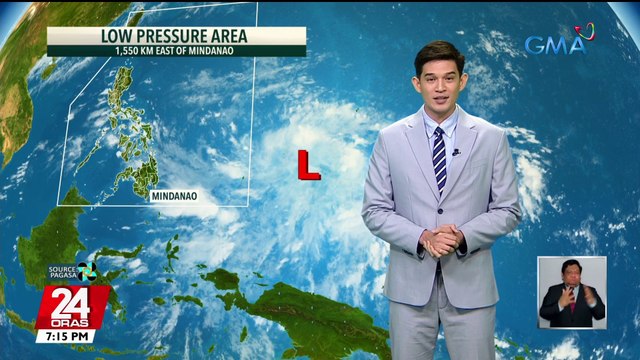 LPA, namataan sa labas ng PAR; may tsansang maging bagyo at posibleng pumasok sa PAR | 24 Oras