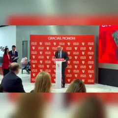 El emocionado discurso de Monchi en su despedida del Sevilla