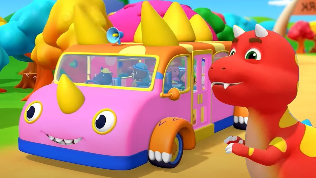 Wheels On The Bus, Dino Safari Adventure, Songs for Children