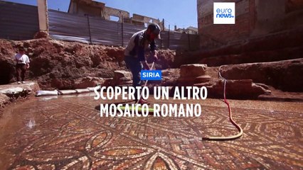 Siria, scoperto un nuovo mosaico romano vicino a Homs