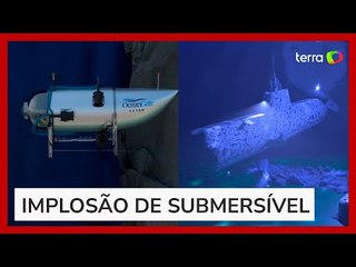 Vídeo simula 'implosão catastrófica' que matou tripulantes do submarino Titan