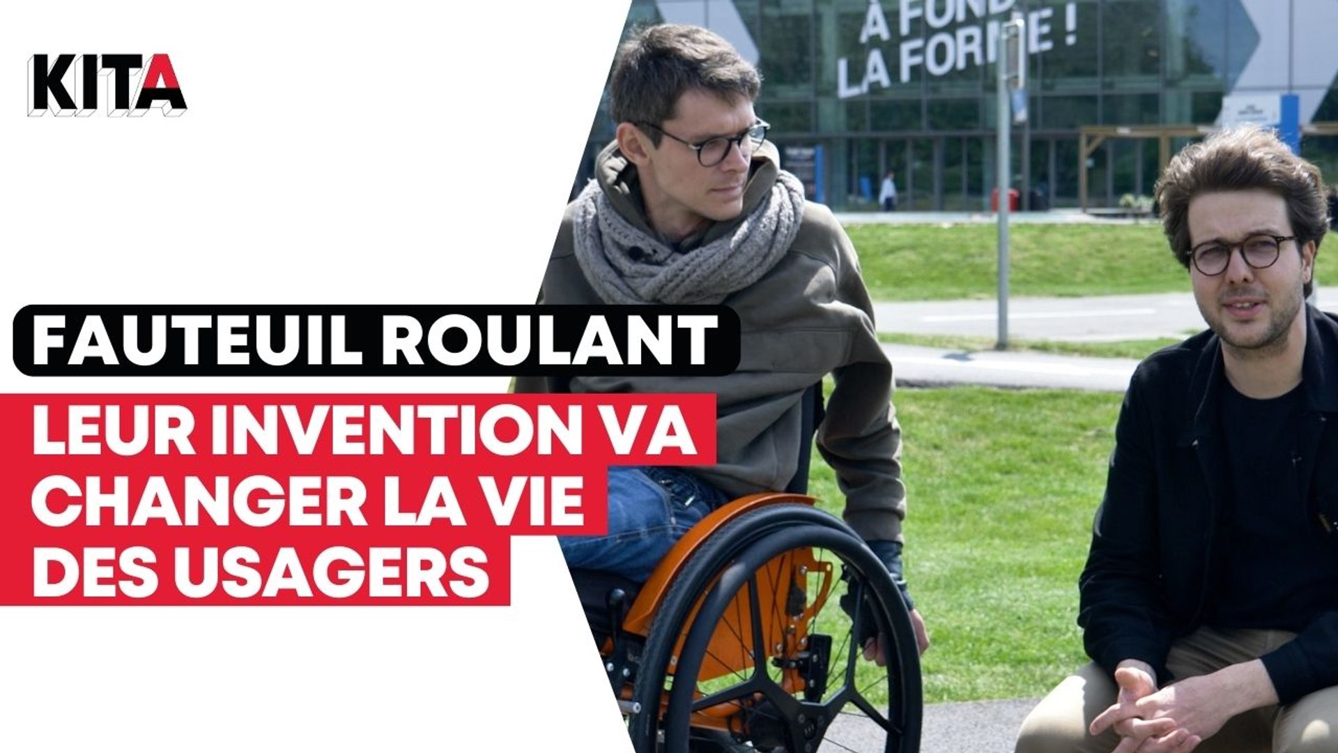 Leur invention va changer la vie des personnes en fauteuil roulant - Vidéo  Dailymotion