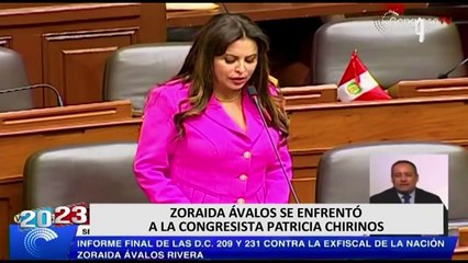Adriana Tudela sobre inhabilitación de Zoraida Ávalos: “El Congreso ha tomado una decisión correcta"