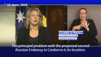 Squatting Russian diplomat sparks standoff in Australia