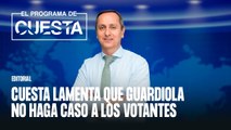 Carlos Cuesta lamenta que María Guardiola no haga caso a los votantes