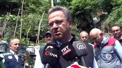Inondation et glissement de terrain à Giresun：Nous n'avons aucune perte de vie sauf 1 citoyen disparu