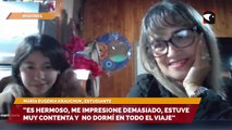 “Es hermoso, me impresione mucho, y no dormí en todo el viaje”, dijo la estudiante que ganó el concurso y viajó a la Antártida