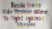 Dibujos infantiles para denunciar el secuestro de miles de niños ucranianos por Rusia