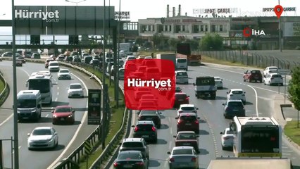 İstanbul’da Kurban Bayramı tatili için vatandaşlar yola çıktı
