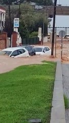 Flash Flood Turns Cars Into Boats