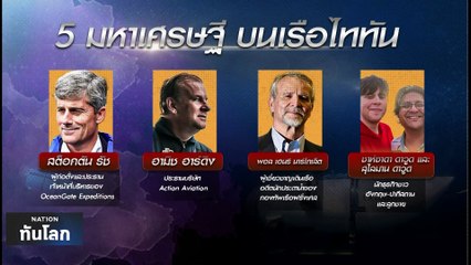 ผู้โดยสารเรือดำน้ำไททัน จากไปอย่างไม่เจ็บปวด | เนชั่นทันโลก | 23 มิ.ย. 66 | PART 1