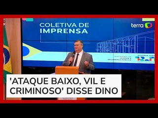 Flávio Dino reage a insinuação de Bolsonaro sobre ligação de Lula com facção criminosa