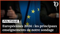 Européennes 2024: les principaux enseignements de notre sondage