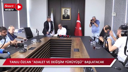 Bolu Belediye Başkanı Özcan, Ankara'ya "Adalet ve Değişim Yürüyüşü" yapacak