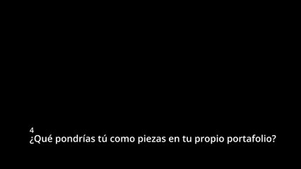 Renzo Cano - Qué pondría yo en mi propio portafolio