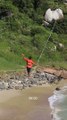 Atleta de Florianópolis faz rifa para poder ir a campeonato mundial de highline na França