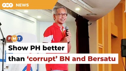Let’s show PH better than ‘corrupt’ BN and Bersatu, says Pua