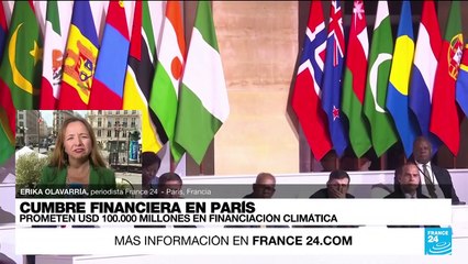 Informe desde París: termina cumbre en París con acuerdo para reformar sistema financiero