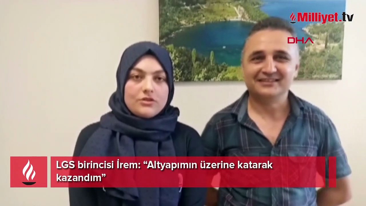 LGS birincisi İrem: Altyapımın üzerine katarak kazandım