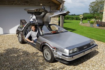 Man Owns Real Life Back To The Future DeLorean I RIDICULOUS RIDES