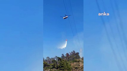 Marmaris'teki orman yangını kontrol altına alındı