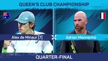 De Minaur into Queen's semi-final following tough Mannarino test