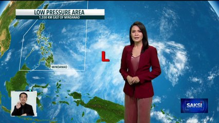 LPA, namataan sa labas ng Philippine Area of Responsibility | Saksi