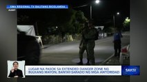 Lugar na pasok sa extended danger zone ng Bulkang Mayon, bantay-sarado ng mga awtoridad | Saksi