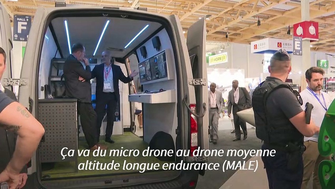 Les drones, stars du salon aéronautique du Bourget