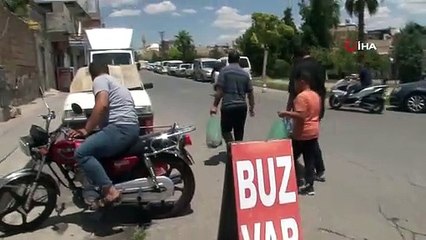 Şanlıurfa'da buz üreticileri sezonu açtı