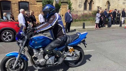 Motorbikes escort Hartlepool man’s funeral after tragic death in Belgium