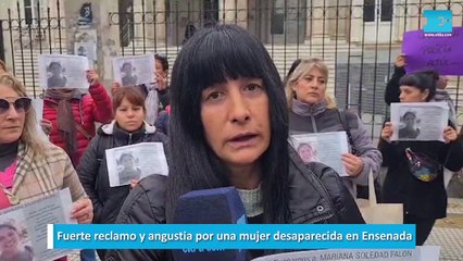 Fuerte reclamo y angustia por una mujer desaparecida en Ensenada